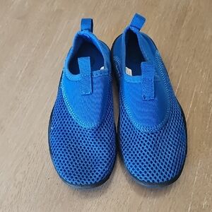 wonder nation Blue Mesh Slip-On Kids Water Shoes